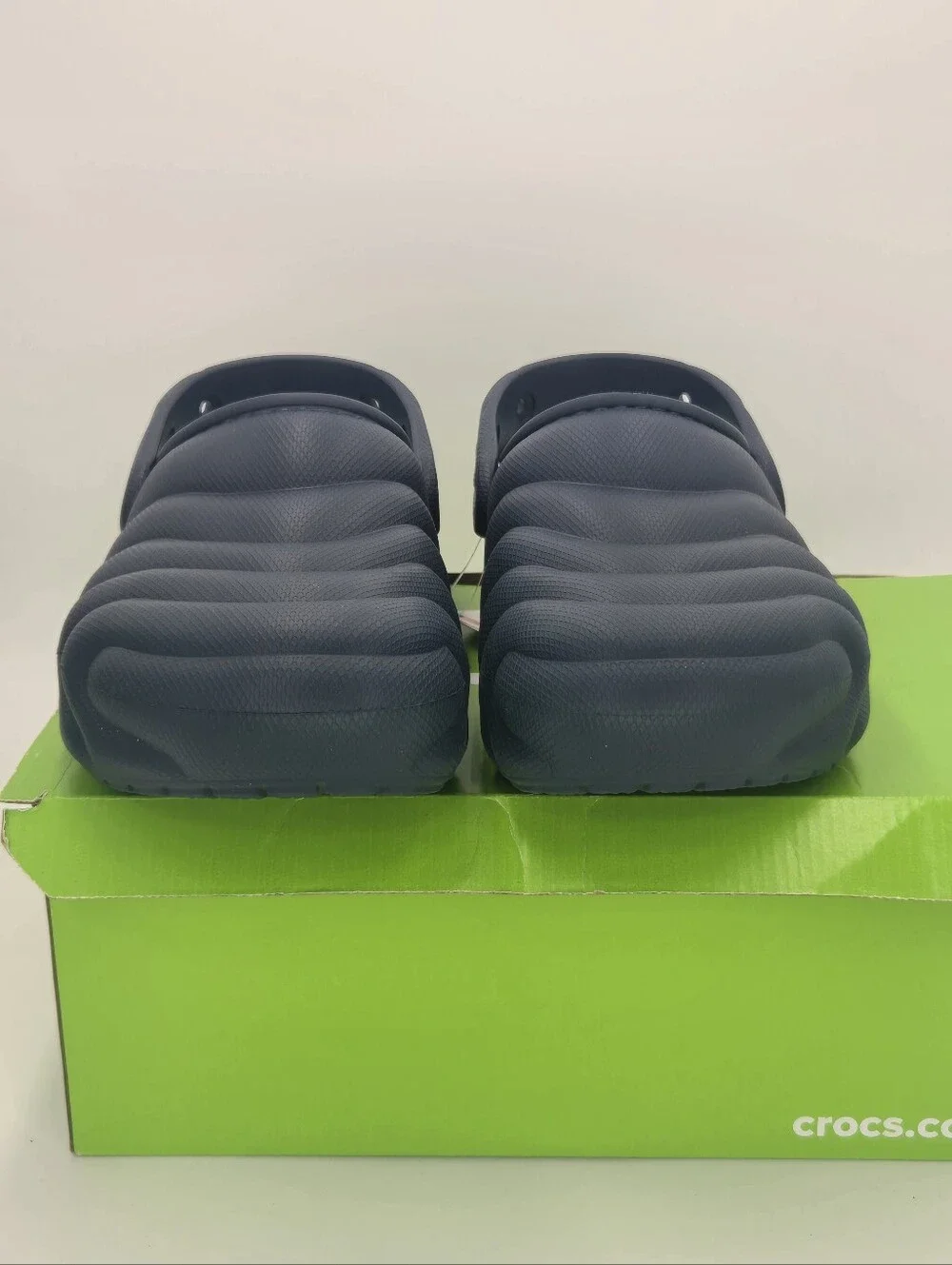 Crocs Classic Lined Overpuff Clog Unisex Nightfall Navy Size Men's 8 Women's 10
